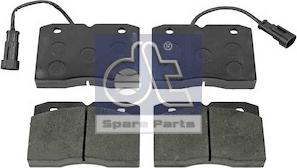 DT Spare Parts 7.92624 - Bremžu uzliku kompl., Disku bremzes autospares.lv