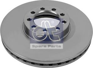 DT Spare Parts 7.36039 - Bremžu diski www.autospares.lv