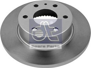 DT Spare Parts 7.36038 - Bremžu diski www.autospares.lv