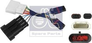 DT Spare Parts 7.73191 - Savienotājvads, Ārējais atpakaļskata spogulis www.autospares.lv