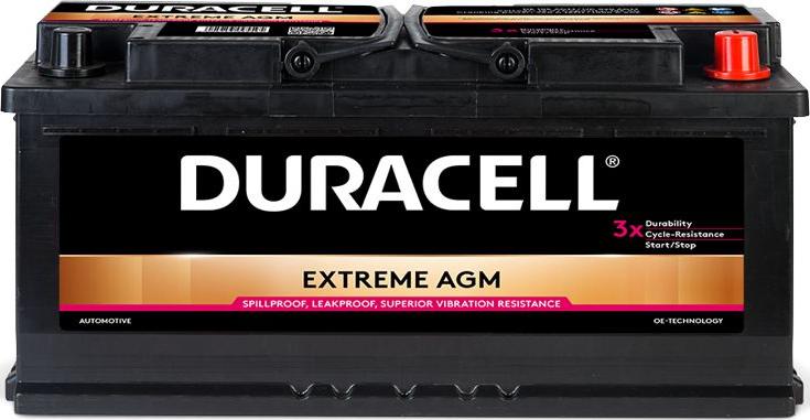 DURACELL 016605010801 - Starter Battery www.autospares.lv