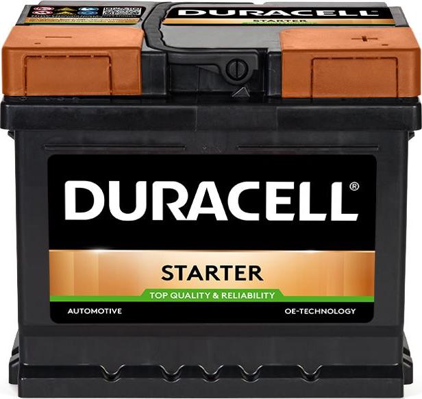 DURACELL 010544090801 - Starter Battery www.autospares.lv