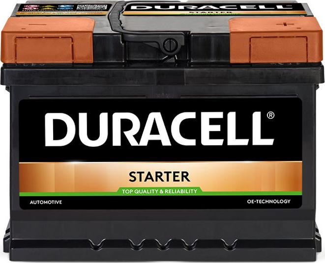 DURACELL 010555190801 - Starter Battery www.autospares.lv