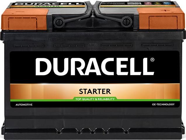 DURACELL 010572120801 - Starter Battery www.autospares.lv