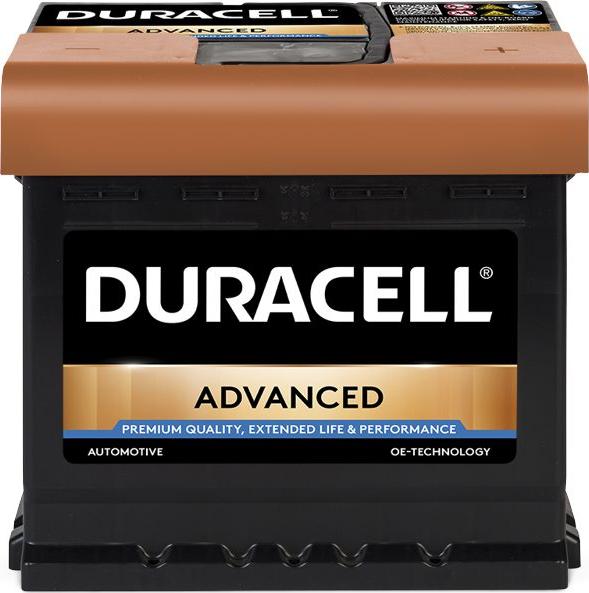 DURACELL 013544090801 - Startera akumulatoru baterija autospares.lv