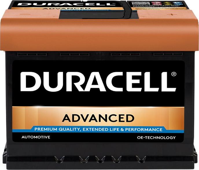 DURACELL 013563420801 - Startera akumulatoru baterija autospares.lv