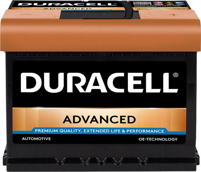 DURACELL 013562190801 - Startera akumulatoru baterija autospares.lv