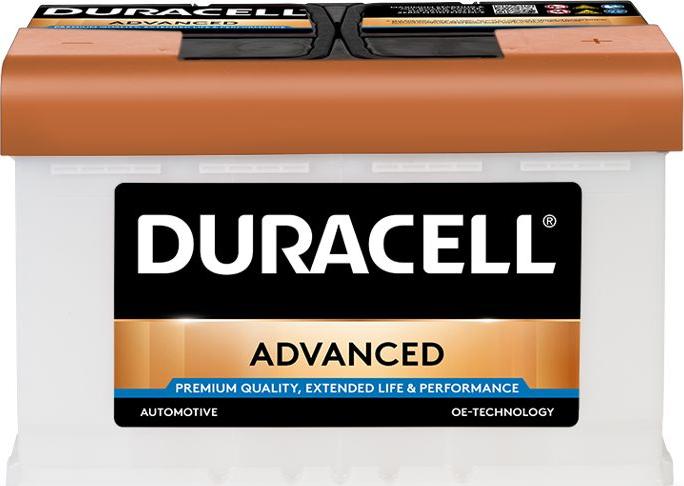 DURACELL 013577400801 - Startera akumulatoru baterija autospares.lv