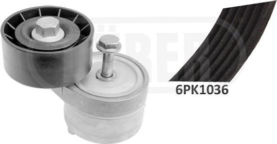 Dürer 133001 - Поликлиновый ременный комплект www.autospares.lv