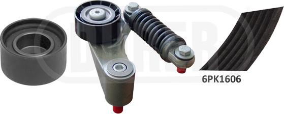 Dürer 363001 - Поликлиновый ременный комплект www.autospares.lv