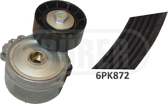 DÜRER 223050 - Поликлиновый ременный комплект www.autospares.lv