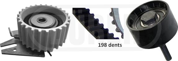 DÜRER DK631134 - Timing Belt Set www.autospares.lv