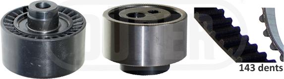 Dürer DK121051 - Комплект зубчатого ремня ГРМ www.autospares.lv