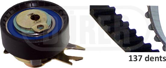 DÜRER DK281137 - Комплект зубчатого ремня ГРМ www.autospares.lv