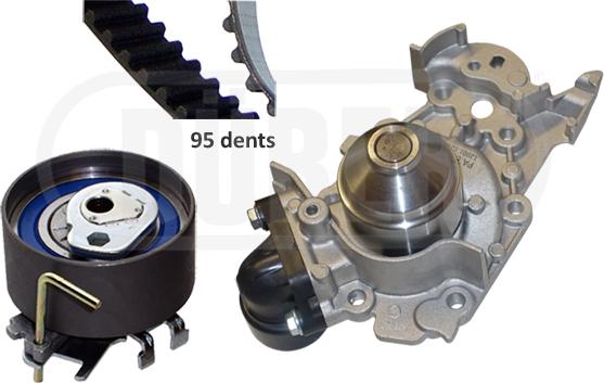 Dürer PA161116 - Water Pump & Timing Belt Set www.autospares.lv