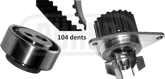 Dürer PA121053 - Water Pump & Timing Belt Set www.autospares.lv