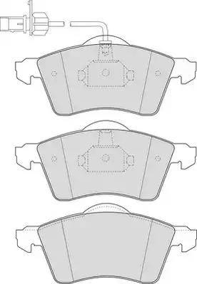 Duron DBP391518 - Bremžu uzliku kompl., Disku bremzes www.autospares.lv