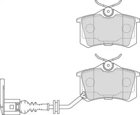 Duron DBP391645 - Brake Pad Set, disc brake www.autospares.lv