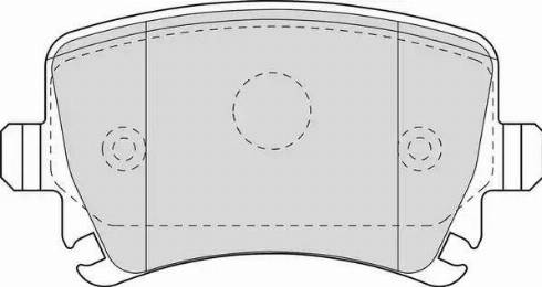 Duron DBP391636 - Brake Pad Set, disc brake www.autospares.lv