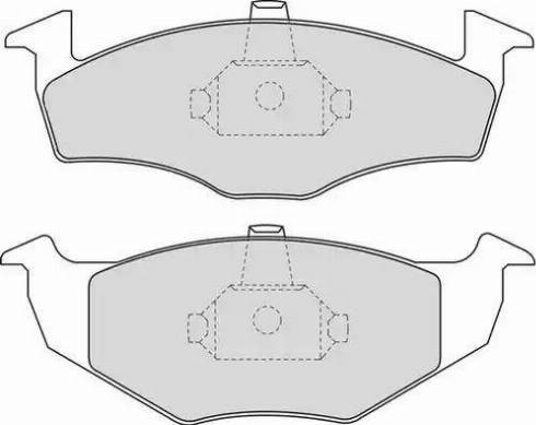 Duron DBP391101 - Тормозные колодки, дисковые, комплект www.autospares.lv