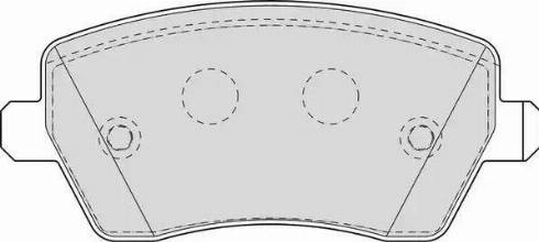 Duron DBP351617 - Brake Pad Set, disc brake www.autospares.lv