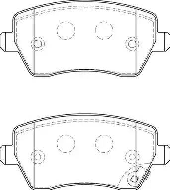 Duron DBP364069 - Brake Pad Set, disc brake www.autospares.lv