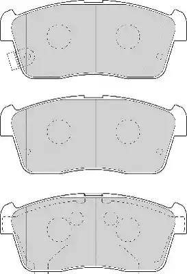 Duron DBP361532 - Тормозные колодки, дисковые, комплект www.autospares.lv