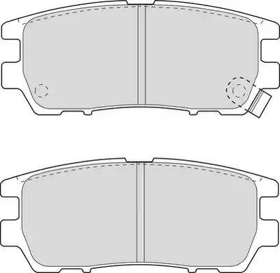 Duron DBP310804 - Bremžu uzliku kompl., Disku bremzes autospares.lv