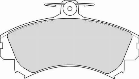 Duron DBP381093 - Brake Pad Set, disc brake www.autospares.lv