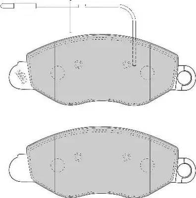 Duron DBP331616 - Bremžu uzliku kompl., Disku bremzes autospares.lv