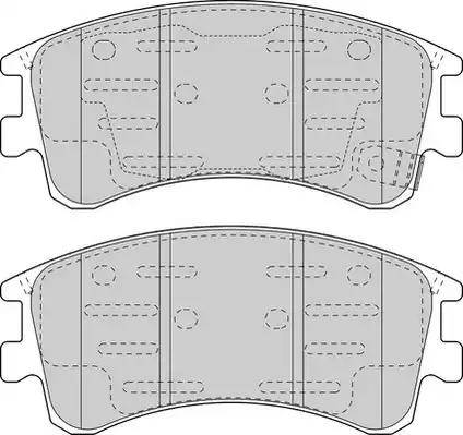 Duron DBP321619 - Bremžu uzliku kompl., Disku bremzes www.autospares.lv