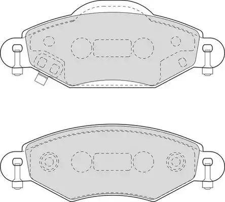 Duron DBP371513 - Bremžu uzliku kompl., Disku bremzes www.autospares.lv