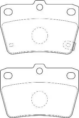 Duron DBP371531 - Bremžu uzliku kompl., Disku bremzes www.autospares.lv