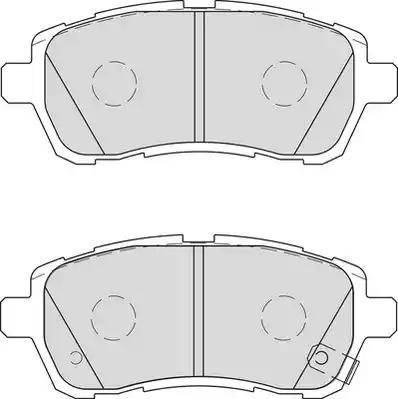 Duron DBP244179 - Тормозные колодки, дисковые, комплект www.autospares.lv