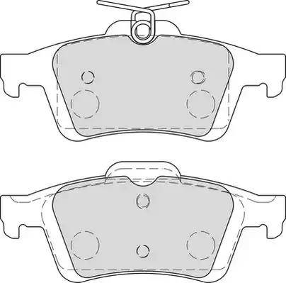 Duron DBP241931 - Bremžu uzliku kompl., Disku bremzes www.autospares.lv