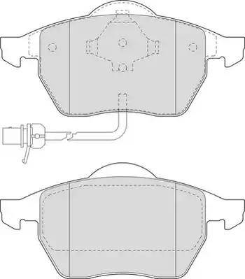 Duron DBP241496 - Тормозные колодки, дисковые, комплект www.autospares.lv