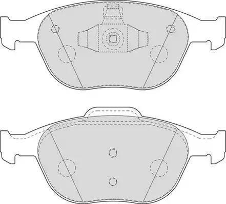 Duron DBP241568 - Bremžu uzliku kompl., Disku bremzes www.autospares.lv