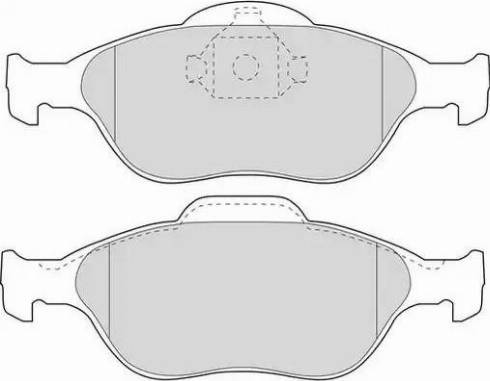 Duron DBP241394 - Brake Pad Set, disc brake www.autospares.lv