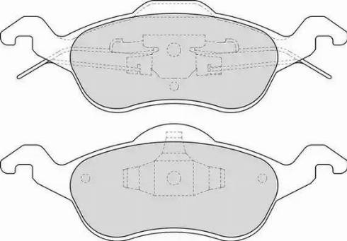 Duron DBP241318 - Bremžu uzliku kompl., Disku bremzes www.autospares.lv