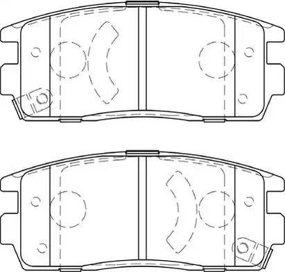 Duron DBP251935 - Тормозные колодки, дисковые, комплект www.autospares.lv