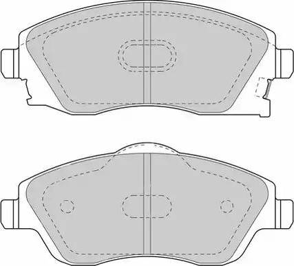 Duron DBP251424 - Bremžu uzliku kompl., Disku bremzes www.autospares.lv