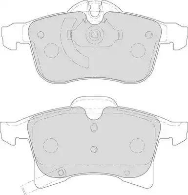 Duron DBP251640 - Тормозные колодки, дисковые, комплект www.autospares.lv