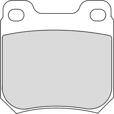 Duron DBP251117 - Brake Pad Set, disc brake www.autospares.lv