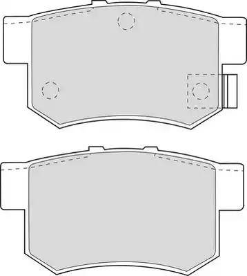 Duron DBP260956 - Bremžu uzliku kompl., Disku bremzes www.autospares.lv