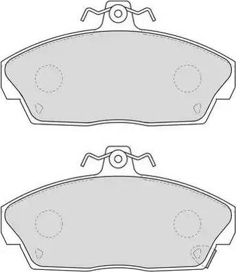 Duron DBP260613 - Brake Pad Set, disc brake www.autospares.lv