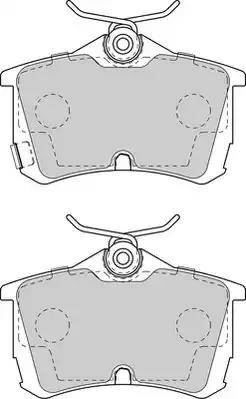 Duron DBP261506 - Brake Pad Set, disc brake www.autospares.lv