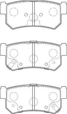 Duron DBP201937 - Тормозные колодки, дисковые, комплект www.autospares.lv