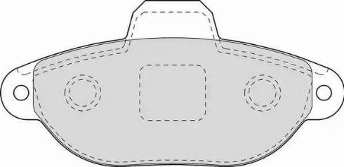 Duron DBP230925 - Brake Pad Set, disc brake www.autospares.lv