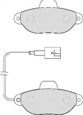 Duron DBP231944 - Brake Pad Set, disc brake www.autospares.lv