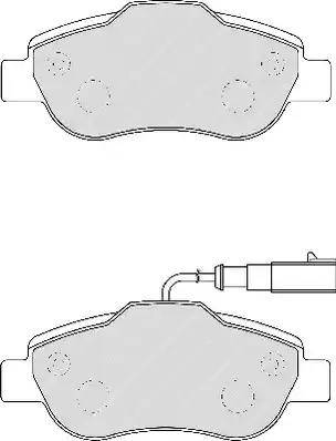 Duron DBP231945 - Тормозные колодки, дисковые, комплект www.autospares.lv